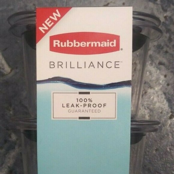 Rubbermaid Brilliance Food Storage Container Pack of 2 - Picture 1 of 6